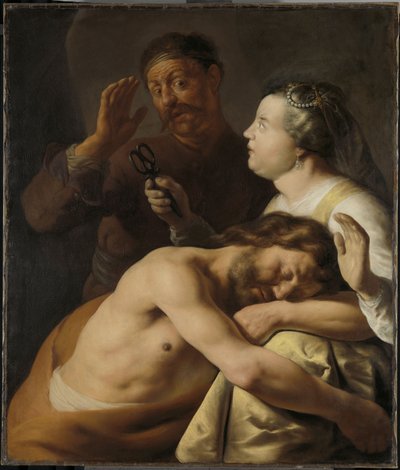 Samson en Delilah, 1630-35 door Jan the Elder Lievens
